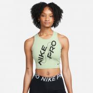 Майка Nike W NP DF CROP TANK GRX FB5261-343 р.S зеленый