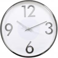 Часы настенные Basic 35,5 см серебряный