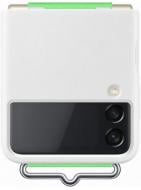 Чохол-накладка Samsung Silicone Cover with Strap White (EF-GF711TWEGRU) для Samsung Z Flip 3 (F711)