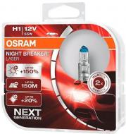 Автолампа галогенная Osram Night Breaker Laser H1 55 Вт 2 шт.