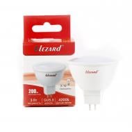Лампа светодиодная Lezard 3 Вт MR16 GU5.3 220 В 4200 К 442-MR16-03