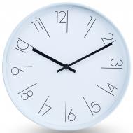 Часы настенные Астрид 30 см белый с полосами