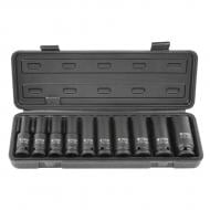 Набор головок ударных глубоких,1/2'' 6 гр.(10,12-15,17,19,21,22,24мм) Forsage 10 шт. F-4107-5MPB Набор головок ударных глубоких,1/2'' 6 гр.(10,12-15,17,19,21,22,24мм) Forsage 10 шт. F-4107-5MPB