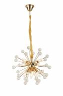 Люстра подвесная Sensio Crystal 8x40 Вт E14 золото LS-5839L-H21G-E2740W