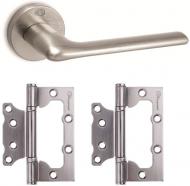 Комплект фурнитуры Convex 1485 SN-1 матовый никель с петлями