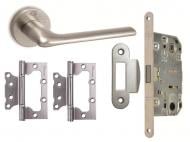 Комплект фурнитуры WC Convex 1485 SN-2 матовый никель с петлями