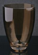 Ваза Wrzesniak Glassworks конусная стеклянная 25х18,5 см топаз 25 см