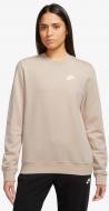 Світшот Nike W NSW CLUB FLC CREW STD DQ5473-126 р.2XL бежевий