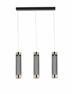 Підвіс Sensio Jade 24 Вт LED-модуль чорний/золото LS-2666/3LG-24W6500K