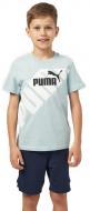 Футболка Puma POWER Graphic Tee B 67925422 р.152 голубой