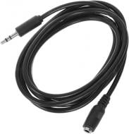 Удлинитель Gemix mini-jack 3,5 мм 10 м черный (05300197) 3,5mm тато/3,5mm мама