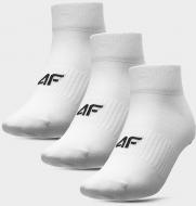 Носки 4F SOCKS CAS 4FSS23USOCF157-10S р.35-38 белый 3 пари шт.