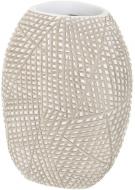 Ваза полирезиновая Barrel 18.5х14.5х24 см 24 см белая