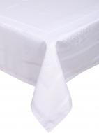 Скатерть Caramel жаккард панно 160x220 см белый Karna