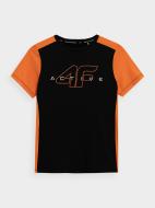 Футболка 4F TSHIRT FNK M167 4FJSS23TFTSM167-20S р.134/140 чорний