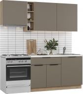 Кухня Грейд Эмили МДФ 2м кафе нуар/дуб кремона торро