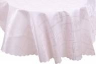 Скатерть Dertsiz Ø 160 см пудровый Karna