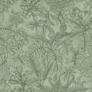 Обои виниловые горячего тиснения Decoprint leaf green EP1033 0,53x10,05 м