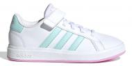 Кроссовки для девочек демисезонные Adidas GRAND COURT 2.0 EL ID7886 р.30 белые