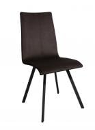 Стілець обідній Престиж Олівія темно-коричневий / чорний