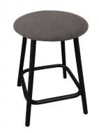 Табурет Престиж Астин светло-серый / черный