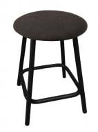 Табурет Престиж Астин темно-серый / черный Табурет Престиж Астин темно-серый / черный