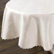 Скатерть Dertsiz овальная 160x220 см кремовый Karna