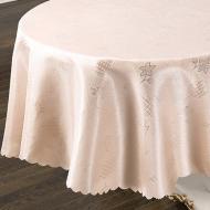 Скатерть Dertsiz овальная 160x200 см кофейный Karna