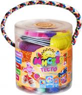 Набор теста для лепки Strateg Мистер тесто 18 цветов с блестками 71102