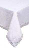 Скатерть с гипюром KDK 160x300 см белый Karna