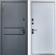 Дверь входная Strimex Металл/МДФ/ Strimex Nautilus-Thermo PN Double line RAL 7024/9003 870x2050 мм левая