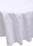 Скатерть Dertsiz Ø 160 см белый Karna
