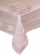 Набор с салфетками Caramel 160x220 см бежевый Karna