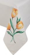 Скатерть «Тюльпаны желтые» 1084-18/00 140x220 см льняной Эдельвика