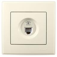 Розетка телефонная Lezard Lesya кремовый 705-0303-137 Розетка телефонная Lezard Lesya кремовый 705-0303-137
