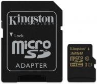 Карта памяти Kingston Class 10 UHS| 32GB microSDHC + SD adapter (SDCA10/32GB)