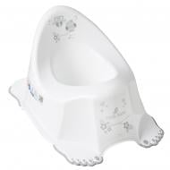 Горшок Tega baby Сова с противоскользящей резиной и музыкой, белый