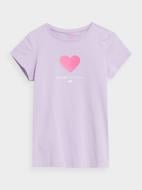 Футболка 4F TSHIRT 4FJSS23TTSHF1023-52S р.140 фіолетовий