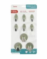 Набор крючков Fabrika FULL SET на клейкой основе упаковка 9 шт (FK-H2514)