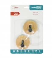 Набор крючков Fabrika BAMBOO CIRCLE на клейкой основе упаковка 2 шт (FK-W2517)