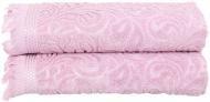 Набор полотенец Esra 2 шт. грязно-розовый Karna