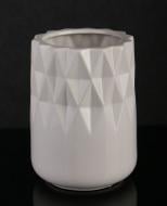 Ваза керамическая Luna Кумбия 21х15.5 см 21 см белая