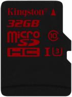 Карта памяти Kingston MicroSDHC 32GB Class 10 UHS-I U3 (SDCA3/32GBSP)