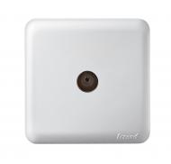 Розетка TV проходная Lezard Viola белый 751-0200-129 Розетка TV проходная Lezard Viola белый 751-0200-129