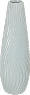 Ваза керамическая Luna Вершина 10х31 см 31 см голубая