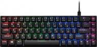 Клавіатура ігрова 2E Gaming KG370 RGB 68key Gateron Red Switch USB (2E-KG370UBK-RD) black