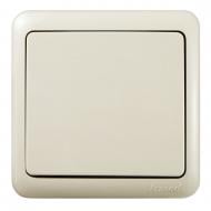Выключатель одноклавишный Lezard Viola кремовый 751-0300-100
