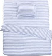 Комплект постельного белья 1,5 полоска Акварель голубая UP! (Underprice) Комплект постельного белья 1,5 полоска Акварель голубая UP! (Underprice)