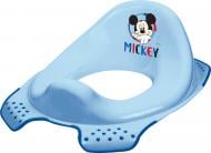 Накладка на унитаз keeeper Mickey с нескользящими резинками голубая 1951.659