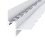 Профиль теневого шв АЛЮПРО с LED каналом ПАС-3410 RAL-9016 мат 3м